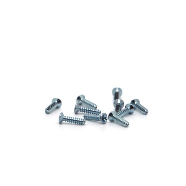 M0.5 Aluminum Steel Countersunk Head Screws Hex Drive with M0.5 Captive Nuts for