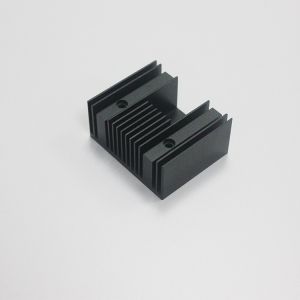 Anodizing Black Aluminium Heat Sink Extrusion For LED Lights