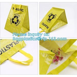 Design Custom Promotion Wholesale Recycled Shopping Foldable Printing PP Woven