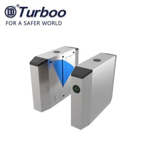 304SUS Turnstile Barrier Gate Access Control Space Saving With Biometric Devices