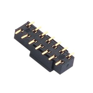 2.0mm SMT Female Connector LCP Back phosphor Bronze Gold Flash