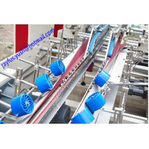 4 6 Corner Semi Auto Folder Gluer / Carton Folding And Gluing Machine