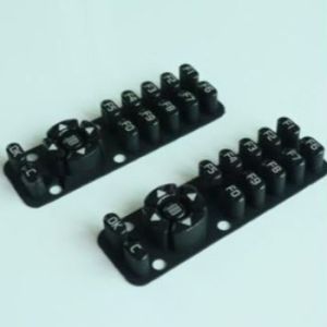 OEM Waterproof Epoxy Coated Custom Silicone Rubber Keypads