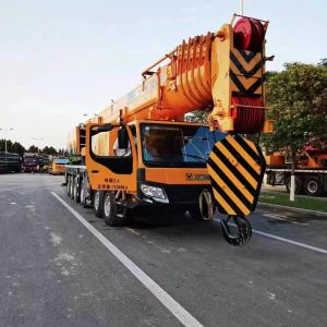 Folding 130T Used Truck Crane for Construction Company All-Terrain Crane Mobile