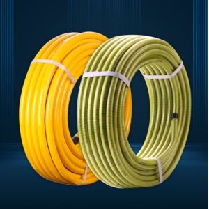 Domestic Mechanical Diaphragm Gas Meter Flexible Hose Pipe 50 Years Service Life