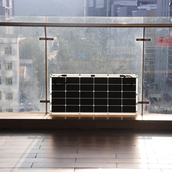 Powerful Mono Flexible Thin Film Solar Panel 100Watt 156.75mmx156.75mm