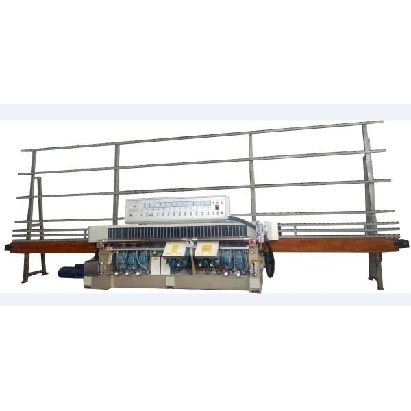 Quality 11 Spindles Glass Edging Machine for Straight Line 7.5*1.0*2.6m Max. Arris Width 2.5mm wholesale