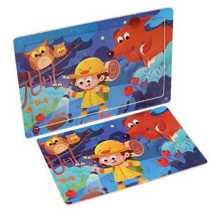 China Wholesale 30 Piece Jigsaw Puzzle Children Multiple Themes Education Enlighten Wooden Puzzle Toy on sale