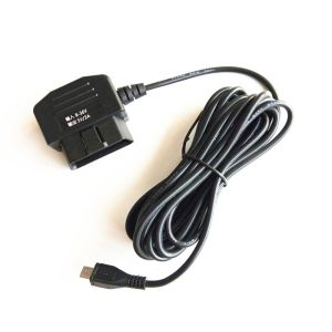 12V/24V OBD2 to USB Cable for Car Diagnostic Data Sync and Charging