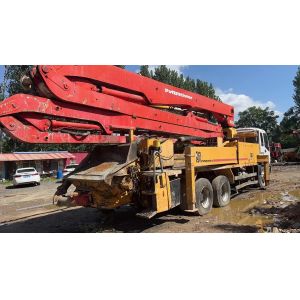 1370mm Feeding Height Cylinder Type Concrete Pump Putzmeister 38m for Constructi