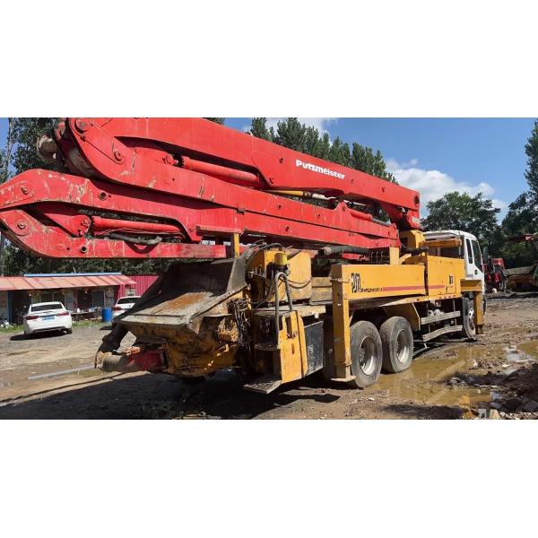 1370mm Feeding Height Cylinder Type Concrete Pump Putzmeister 38m for Constructi