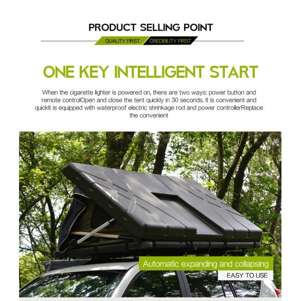 Fire Resistant Off Road Roof Top Tent Automatic Expanding And Collapsing