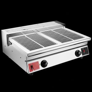 4-Zone Commercial Electric Grill with 800°C Independent Control