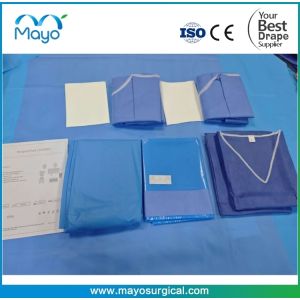China Customized Surgical General Surgery Drape Pack with Scrub Suits on sale