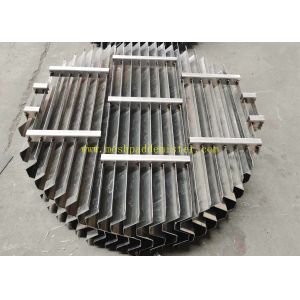 1000mm Round Shape Ss304 Vane Pack Mist Eliminator