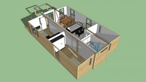 Low Energy Consumption Container House Prefab Houses With Mobile Home Containers