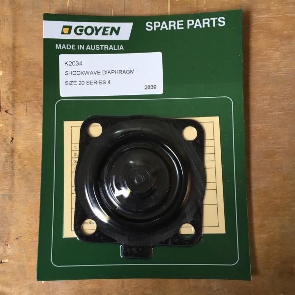 Goyen RCAC20 Maintenance Kits Type K2034 Series T4, ST4, DD4, FS4 Nitrile material top-rated choice