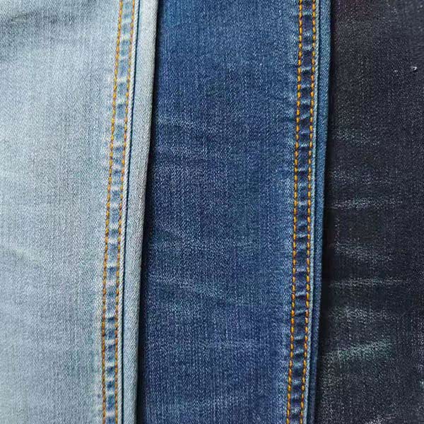 Weave Twill Fall Winter Fabrics 90*62 11OZ Indigo TR Stretchy Denim Blended Material