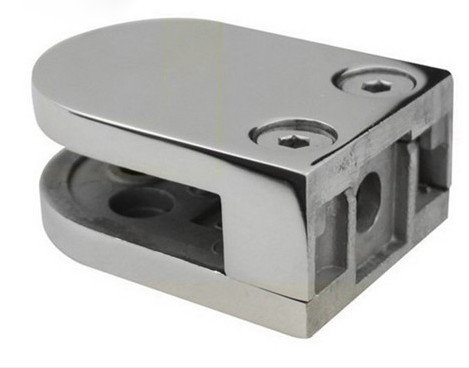 Quality AISI 316 Stainless Steel Glass Clamp Satin Finish Flat base For 6 to 10mm glass isure marine wholesale