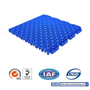 IAAF Anti Aging PP Interlocking Tiles Moistureproof Sport Flooring
