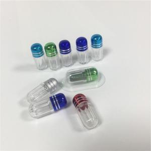 China PS Mini Rhino Pills Container Clear Plastic Pill Bottles Octagon Style With Metal Cap on sale