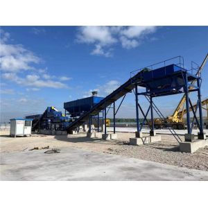 Automatically Stabilized Soil Mixing Plant With PLC Control System