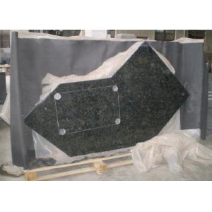 Dark Green Uba Tuba Granite Countertops , Polished Granite Stone Countertops