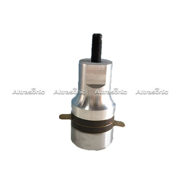 Quality 35Khz Ultrasonic Welding Transducer , 2 Ceramics Spot Welder Sewing Machine wholesale
