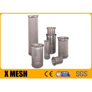 2.5mm Perforated Metal Mesh Filter 201 304 316 Stainless Steel With Handle