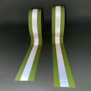 100% Cotton Safety Reflective Tape Flame Retardant High Washability