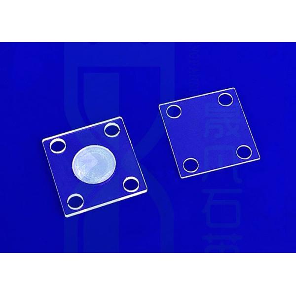 Quality Temperature Resistant Silica Sio2 Fused Quartz Plate Precision Glass Machining wholesale