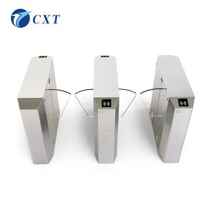 YW120 Durable Flap Barrier Gate with QR Code Face Recognition Brushless Motor