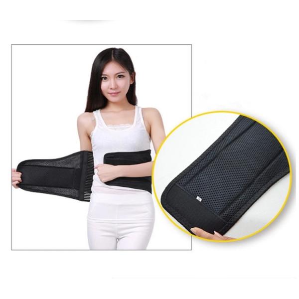 Elastic Material Lumbosacral Support Belt With Adjustable Compression Straps