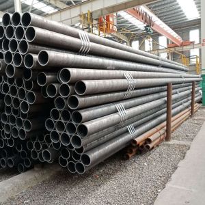 Hot Rolled Carbon Seamless Steel Pipe ST37 ST52 1020 1045 A106B Fluid Sch40 Pipe
