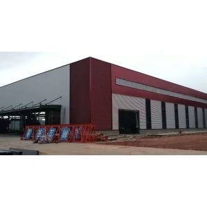 S275 S355 Office Workshop Steel Structure With Cladding Sheets
