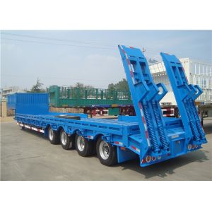 Multi - Axle 80T Extendable Semi Trailer With Dual Line Braking System
