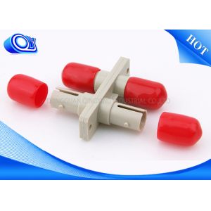 Cheap Duplex Plastic Optical Fiber Adapter For Network for sale