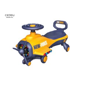 Pink Ride On Push Along Car With Flash Light Large Storage Seat