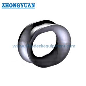 China NS 2587 Type A Bulwark Mounted Steel Plate Fabricated Welded Chock Ship Mooring Equipment on sale