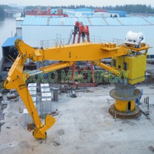 China 100t Deck Hydraulic ABS Offshore Knuckle Boom Crane on sale
