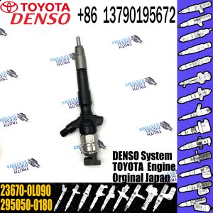 295050-0180 Common Rail Fuel Injector OEM For TOYOTA Hilux 2KD-FTV