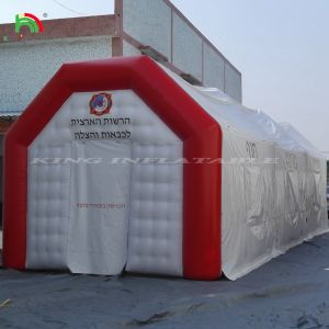 Large Inflatable Fire Fighting Tent Giant Square Firefighting Inflatable Tent
