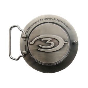 Cheap Zinc Alloy Metal Custom Made Buckles / Mirosoft Belt Buckle with Antique Nickel Plating, Flat or Curved Back for sale