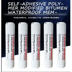 Self Adhesive Modified Bitumen Waterproof Membrane Color Steel Tiles On The Roof