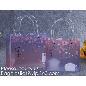Custom Clear Pvc Lady Handbag Set Transparent Beach Tote Bag With Inner Pouch