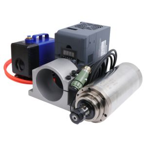 3.2kw Water Cooling Spindle Kit with YFK 3.2kw 220v Water Cooled Motor 24000rpm