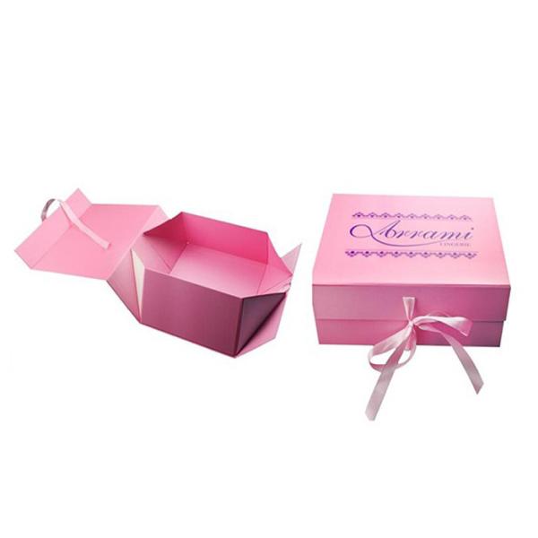 Quality PVC Window Bespoke Foldable Gift Box Gift Packing Double Side Tape For Coin Display wholesale