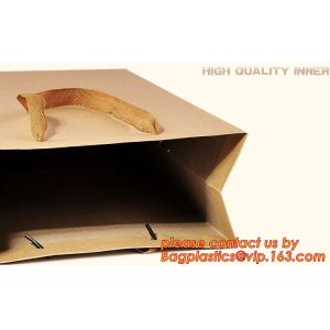 OEM/ODM Production Branded Luxury Design Printing Brown Craft Custom Kraft Paper