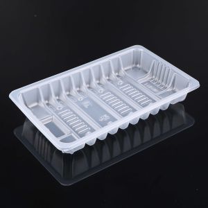 Rectangle White 18*11*2.5cm Frozen Food Tray Packaging