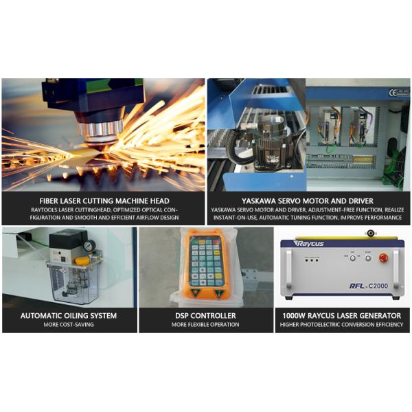 6020 6000W CNC Metal Fiber Laser Cutting Machine 40000mm/Min